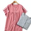 Patient Suit LAROTSUBA Nursing Gown Gray Medium Comfort-2