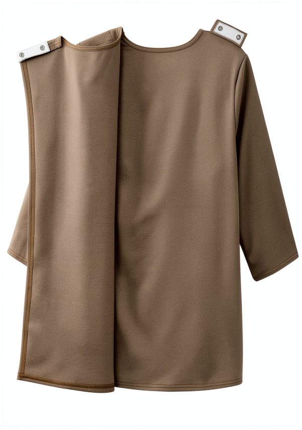 Adaptive Women's Open Back Shirt by Silverts Soft Knit Easy Access-1