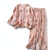 KUMUROETA Women's Patient Gown Soft Gauze Sleepwear Style 2 X-Large-1