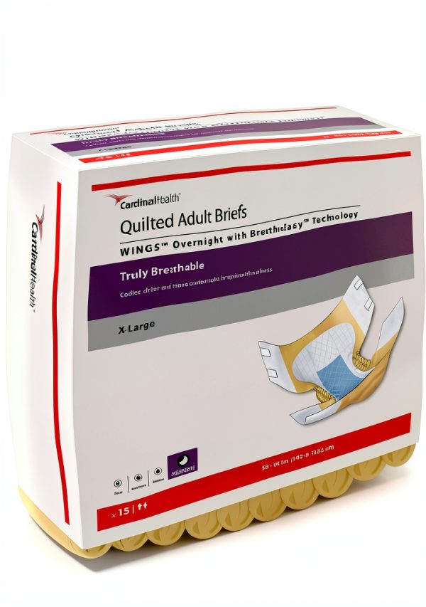 Cardinal Health Patient Undergarments Large/X-Large – Absorbent Back-0