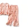 KUMUROETA Women's Patient Gown Soft Gauze Sleepwear Style 2 X-Large-4
