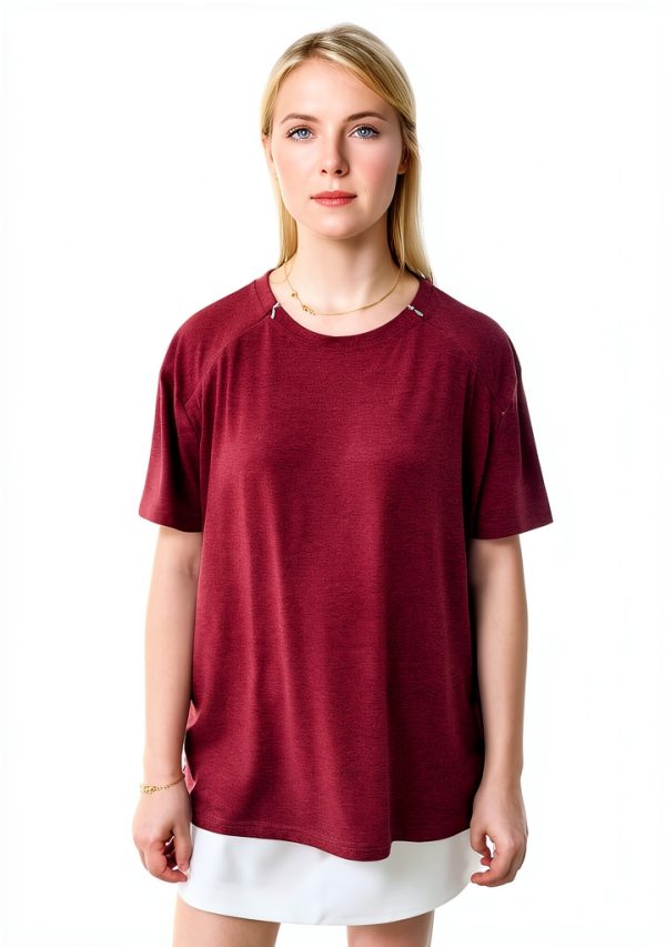 Post Surgery Shirt BrandX Unisex Cotton Easy Zip-3