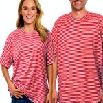 Blamoche Women's Rehab Shirt with Hidden Snaps, Cotton Spandex, Pink-0