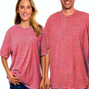 Blamoche Women's Rehab Shirt with Hidden Snaps, Cotton Spandex, Pink-0