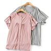 Patient Suit LAROTSUBA Nursing Gown Gray Medium Comfort-5