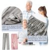 DEEYOTA Nursing Suit Pink1 Modal Patient Undergarment Medium to XL-2