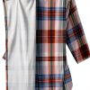 Silverts Open-Back Women’s Top Pink Punch Easy Snap Closure-1