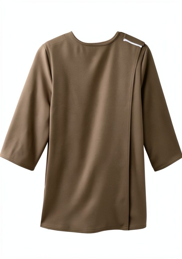 Adaptive Women's Open Back Shirt by Silverts Soft Knit Easy Access-2