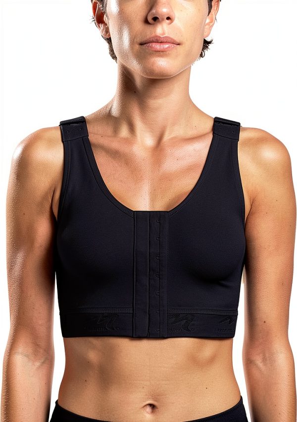 Compression Bra Marena Adjustable Post‑Surgery with TriFlex Black-0