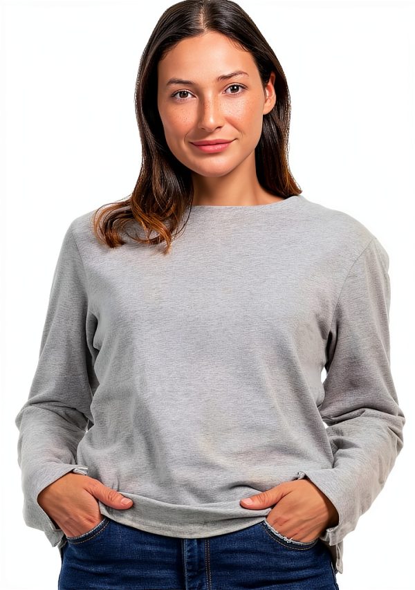 MAI Adaptive Shoulder Rehab Shirt for Women Gray Full Sleeve Medical-0