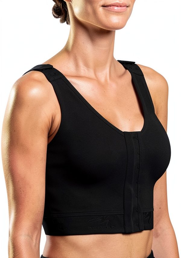 Compression Bra Marena Adjustable Post‑Surgery with TriFlex Black-1