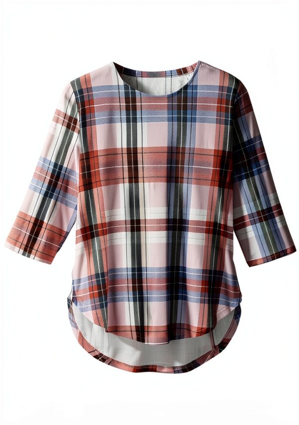 Silverts Open-Back Women’s Top Pink Punch Easy Snap Closure-0