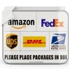 Package Delivery Signs 2 Pack 10x7 PVC – SICOL PLUS Waterproof Sticker-0