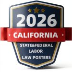 2026 California State and Federal Labor Laws Poster - English Version - OSHA Workplace Compliant - UV Waterproof Laminated 24" x 36" - Mandatory Regulations Posting for Employees-0