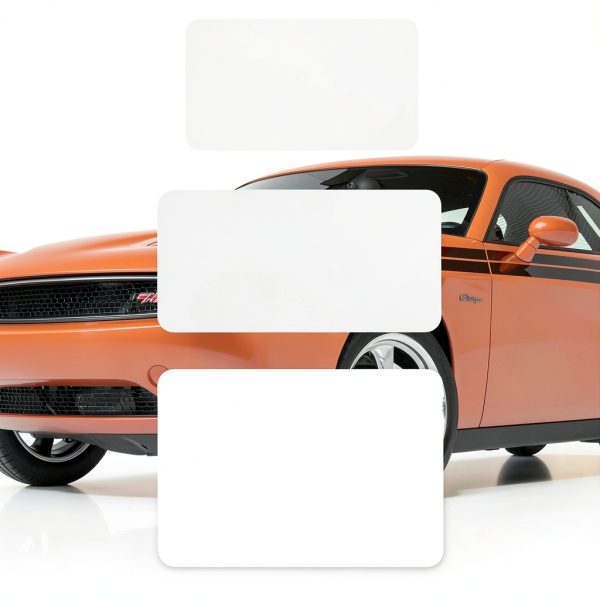2 Pack Blank Car Door Magnet Sticker, Rounded Corners Magnetic Vehicle Sign, Perfect Magnet for Car to DIY Advertise Business and Cover Company Logo, Personalized Magnet Decal (24x12 inch)-5