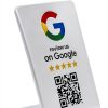 Google Review Stand ProsperQR NFC QR Stand Three Pack Gloss White-0