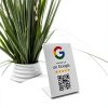 Google Review Stand ProsperQR NFC QR Stand Three Pack Gloss White-6