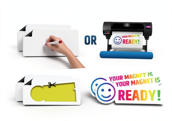 2 Pack Blank Car Door Magnet Sticker, Rounded Corners Magnetic Vehicle Sign, Perfect Magnet for Car to DIY Advertise Business and Cover Company Logo, Personalized Magnet Decal (24x12 inch)-4